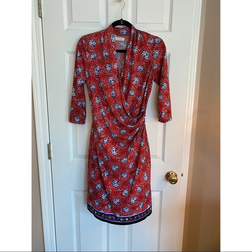 Floral 3/4 sleeve dress